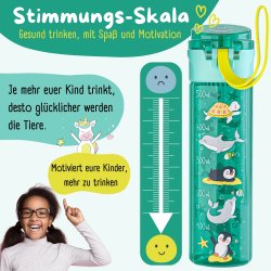 Bearfoot letvgts drikkedunk - Mint - Ocean - 500 ml