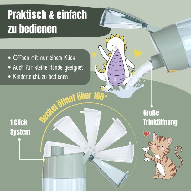 Bearfoot Drikkedunk 450 ml. - Salvie Traktor 