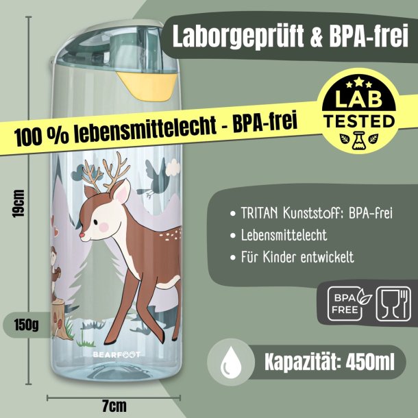 Bearfoot Drikkedunk 450 ml. - Salvie R�dyr