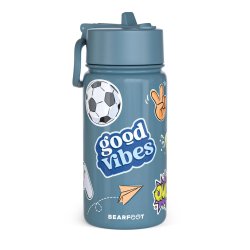  Bearfoot Termo Drikkedunk - Bl Klistermrker - 400 ml