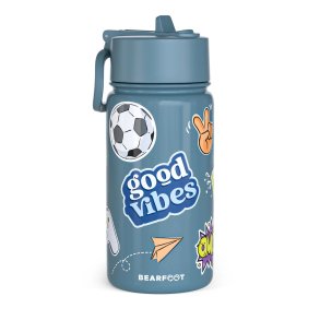  Bearfoot Termo Drikkedunk - Bl Klistermrker - 400 ml