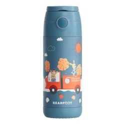 Bearfoot B�rne Termo Drikkedunk - Rustfri St�l - 350 ml - Brandbil og Kaniner