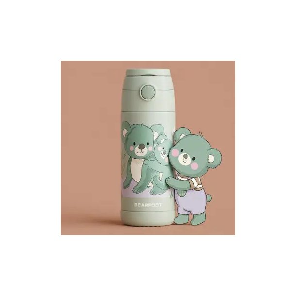 Bearfoot B�rne Termo Drikkedunk - Rustfri St�l - 350 ml - Salvie Koala