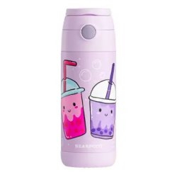 Bearfoot B�rne Termo Drikkedunk - Rustfri St�l - 350 ml - Lyser�d Bubble Tea