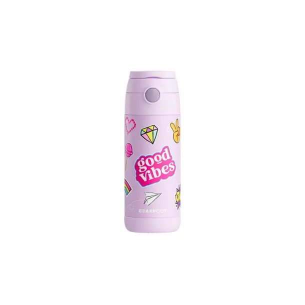 Bearfoot B�rne Termo Drikkedunk - Rustfri St�l - 350 ml - Lyser�d Klisterm�rker