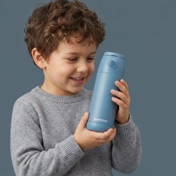 Bearfoot B�rne Termo Drikkedunk - Rustfri St�l - 350 ml - Bl� 