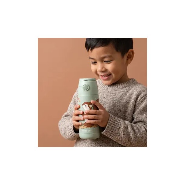 Bearfoot B�rne Termo Drikkedunk - Rustfri St�l - 350 ml - Salvie Egern