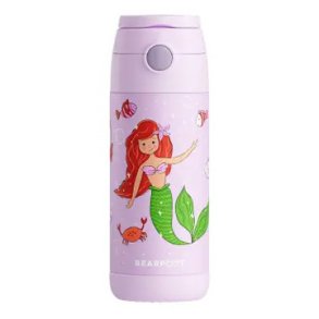 Bearfoot B�rne Termo Drikkedunk - Rustfri St�l - 350 ml - Lyser�d Havfrue