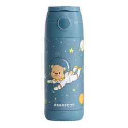 Bearfoot B�rne Termo Drikkedunk - Rustfri St�l - 350 ml - Bl� Bj�rn I Rummet 