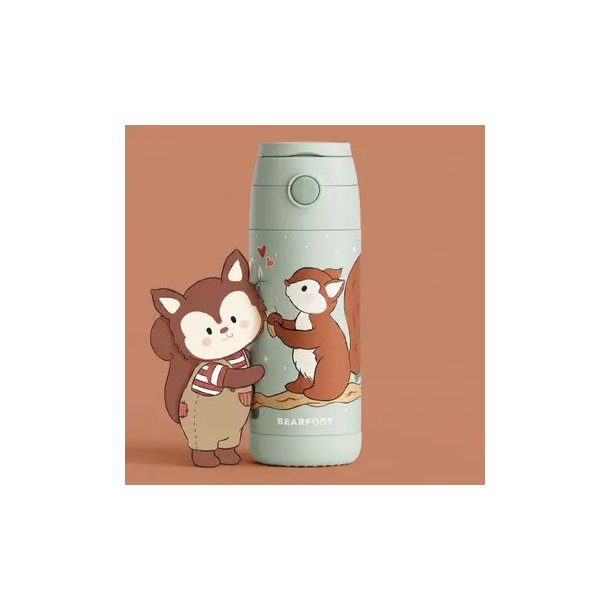 Bearfoot B�rne Termo Drikkedunk - Rustfri St�l - 350 ml - Salvie Egern