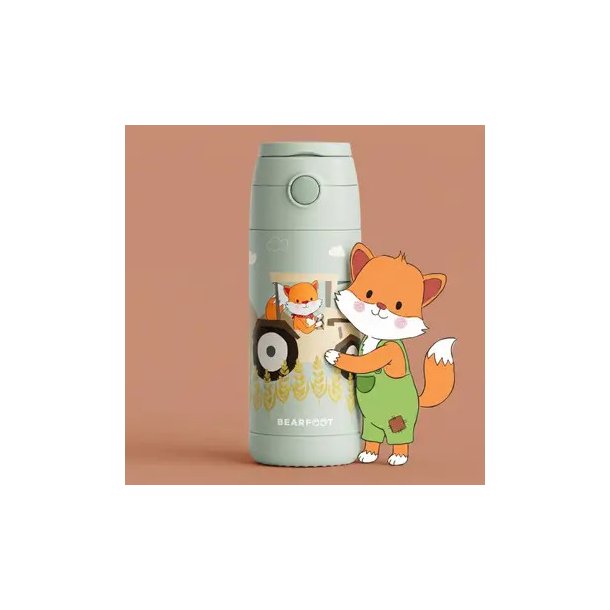 Bearfoot B�rne Termo Drikkedunk - Rustfri St�l - 350 ml - Salvie Traktor