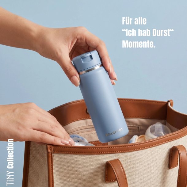Bearfoot Tiny - Termo Drikkedunk - 200 ml - Bl� 