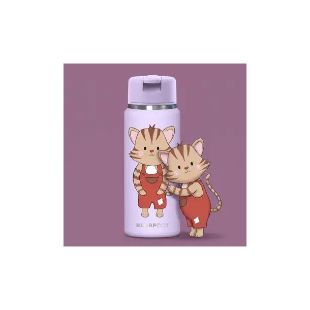 Bearfoot Tiny - Termo Drikkedunk - 200 ml - Lyser�d Kat