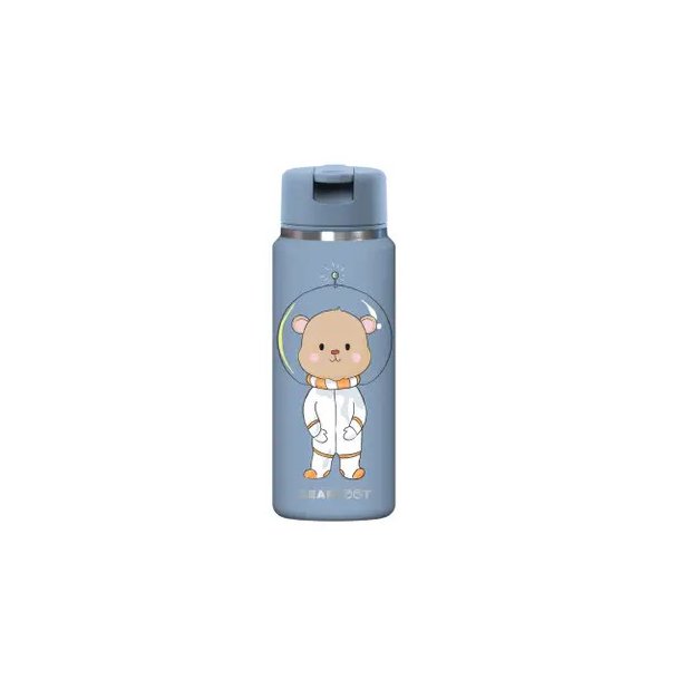 Bearfoot Tiny - Termo Drikkedunk - 200 ml - Bl� Bj�rn i rummet 