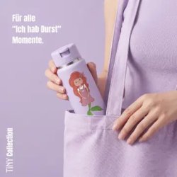 Bearfoot Tiny - Termo Drikkedunk - 200 ml - Lyser�d Havfrue