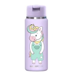 Bearfoot Tiny - Termo Drikkedunk - 200 ml - Lyser�d Enhj�rning 