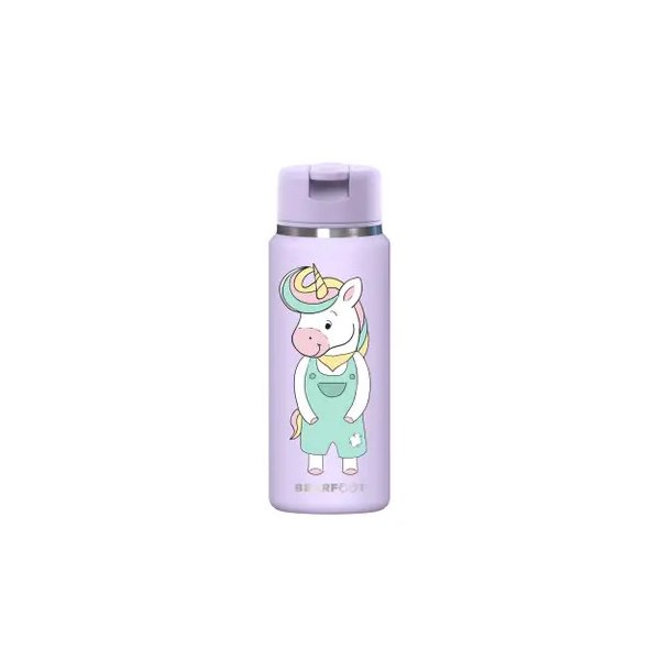Bearfoot Tiny - Termo Drikkedunk - 200 ml - Lyser�d Enhj�rning 