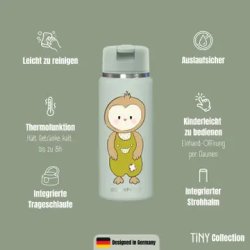 Bearfoot Tiny - Termo Drikkedunk - 200 ml - Salvia Ugle