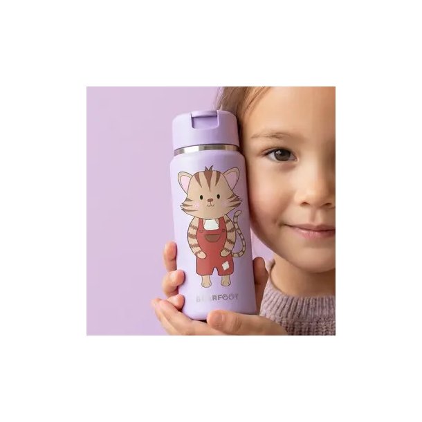 Bearfoot Tiny - Termo Drikkedunk - 200 ml - Lyser�d Kat