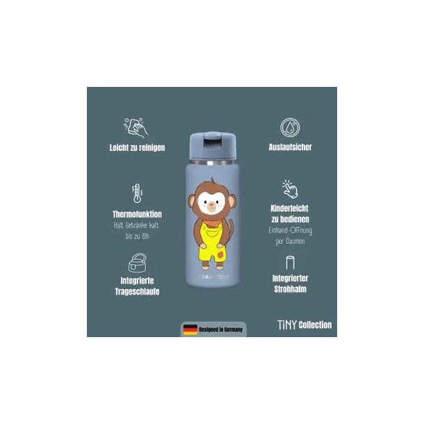 Bearfoot Tiny - Termo Drikkedunk - 200 ml - Bl� Abe