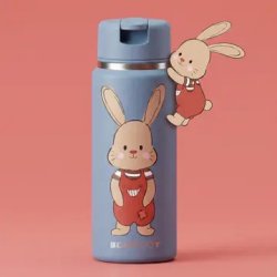 Bearfoot Tiny - Termo Drikkedunk - 200 ml - Bl� Kanin