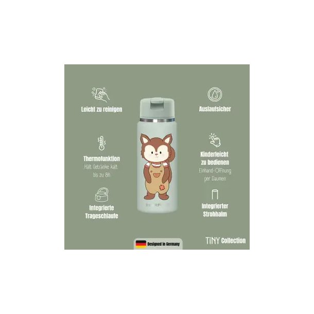 Bearfoot Tiny - Termo Drikkedunk - 200 ml - Salvia Egern 