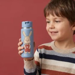 Bearfoot Tiny - Termo Drikkedunk - 200 ml - Bl� Kanin