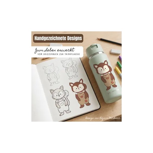 Bearfoot Tiny - Termo Drikkedunk - 200 ml - Salvia Egern 