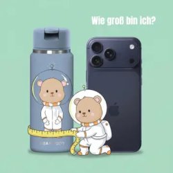 Bearfoot Tiny - Termo Drikkedunk - 200 ml - Bl� Bj�rn i rummet 