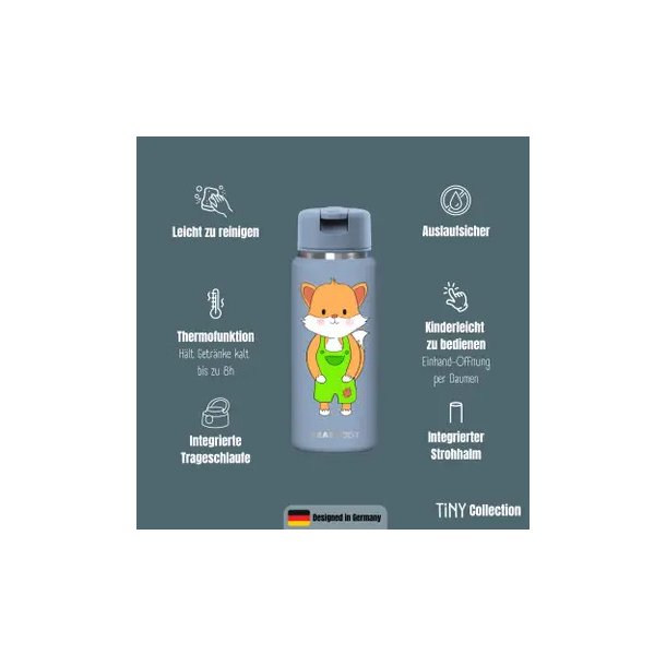 Bearfoot Tiny - Termo Drikkedunk - 200 ml - Bl� R�v 