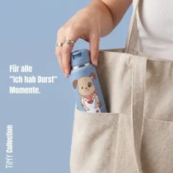 Bearfoot Tiny - Termo Drikkedunk - 200 ml - Bl� Hund
