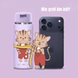 Bearfoot Tiny - Termo Drikkedunk - 200 ml - Lyser�d Kat