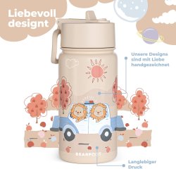 Bearfoot Termo Drikkedunk - Politi og Lver - 400 ml 