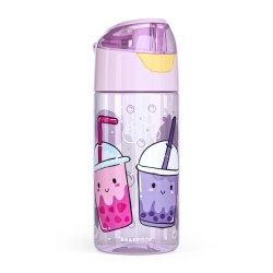 Bearfoot Drikkedunk 450 ml - Lyserd - Bubble tea 