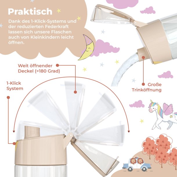 Bearfoot Drikkedunk 450 ml. - Brun Safari 