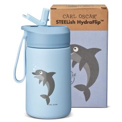 Carl Oscar - STEELish HydraFlip 0,4 L - Bl� Delfin 
