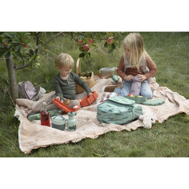 Done By Deer - Flaske rustfrit stl - Croco - Grn - 350 ml