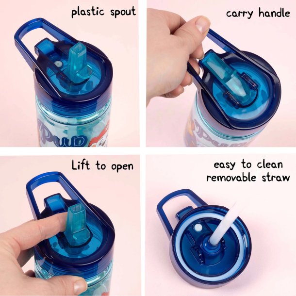 Paw Patrol - Drikkedunk - 580 ml - Bl - Chase/Everest 