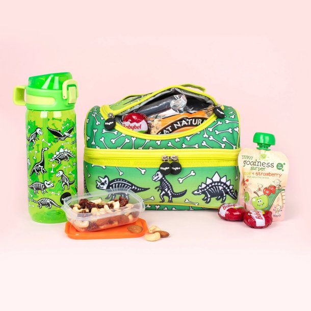 Fringoo - Drikkedunk med sugerr - Dinosaur Lunch time - 600 ml