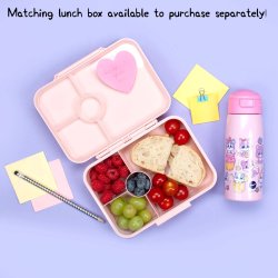 Fringoo - Drikkedunk rustfrit stål - Katte og Slik - 350 ml 