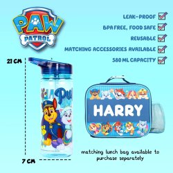 Paw Patrol - Drikkedunk - 580 ml - Bl - Chase/Everest 