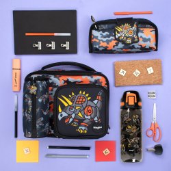  Fringoo - Drikkedunk med sugerr - Dinosaur Robot - 600 ml