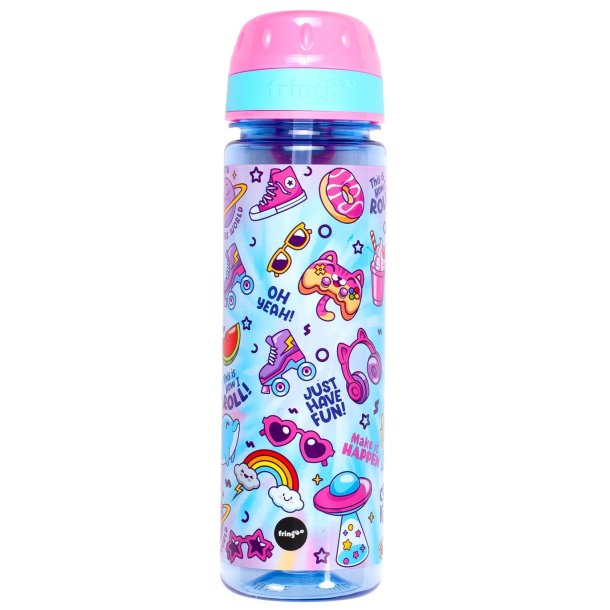  Fringoo - Drikkedunk med sugerr - Cool Girl - 650 ml