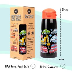 Fringoo - Drikkedunk rustfrit stl - Maskiner - 350 ml 