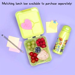 Fringoo - Drikkedunk rustfrit stl - Dino Ninja - 350 ml