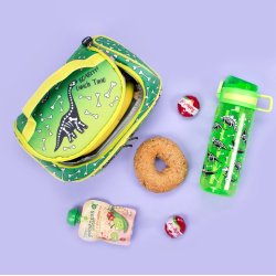 Fringoo - Drikkedunk med sugerr - Dinosaur Lunch time - 600 ml