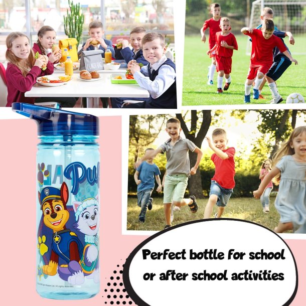 Paw Patrol - Drikkedunk - 580 ml - Bl - Chase/Everest 
