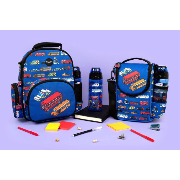 Fringoo - Drikkedunk med sugerr - Trafikprop - 600 ml