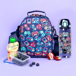 Fringoo - Drikkedunk med sugerør - Gamer neon - 600 ml 