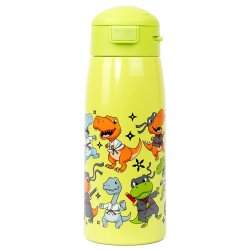 Fringoo - Drikkedunk rustfrit stl - Dino Ninja - 350 ml